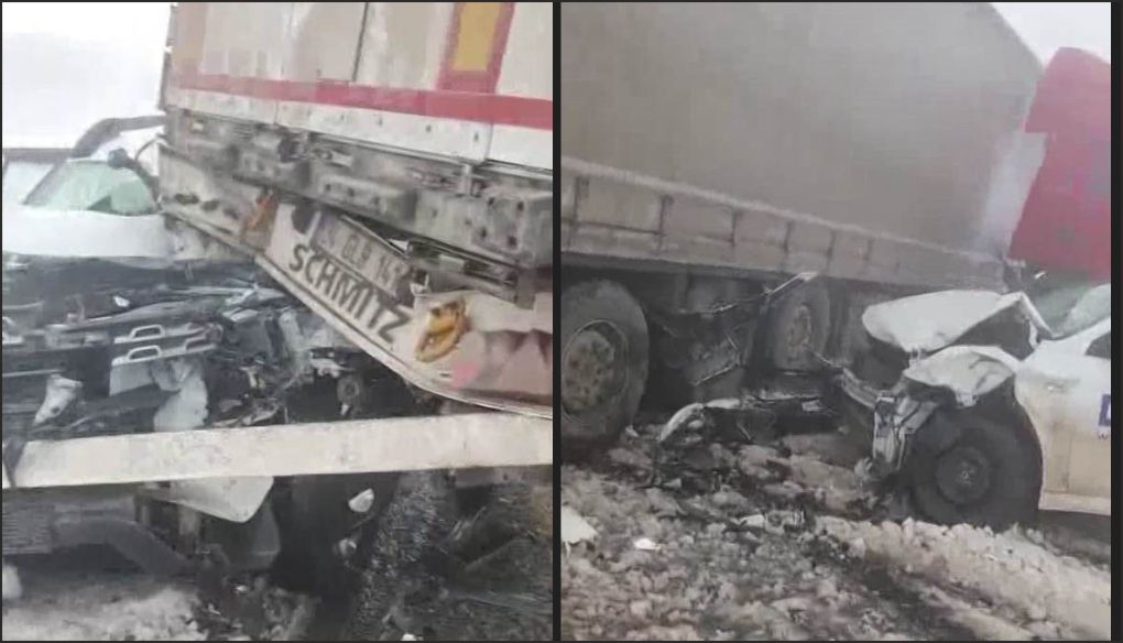 Buzlanma zincirleme kazaya neden oldu: 3 yaralı