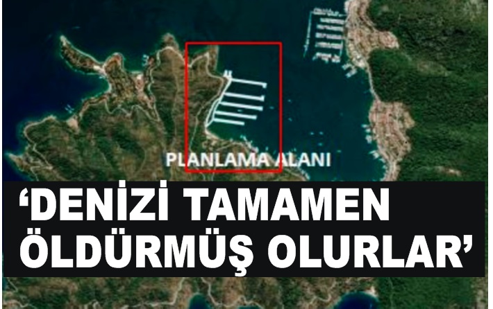 Aksazlar Koyu’na planlanan marina projesine itiraz edildi