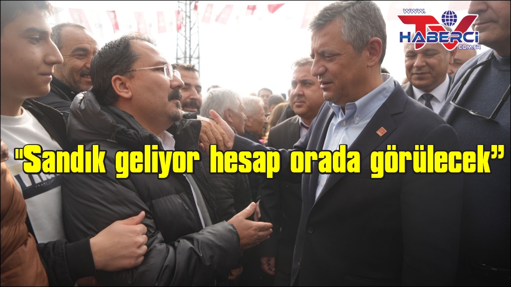 Özgür Özel Nurdağı'nda depremzedelerle bir araya geldi