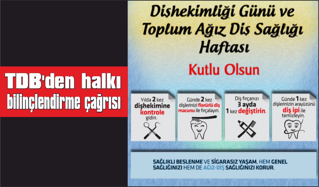 TDB’den halkı bilinçlendirme çağrısı