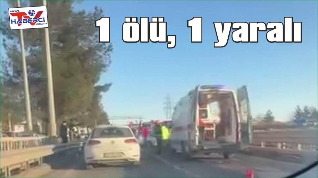 Trafik kazası: 1 ölü, 1 yaralı
