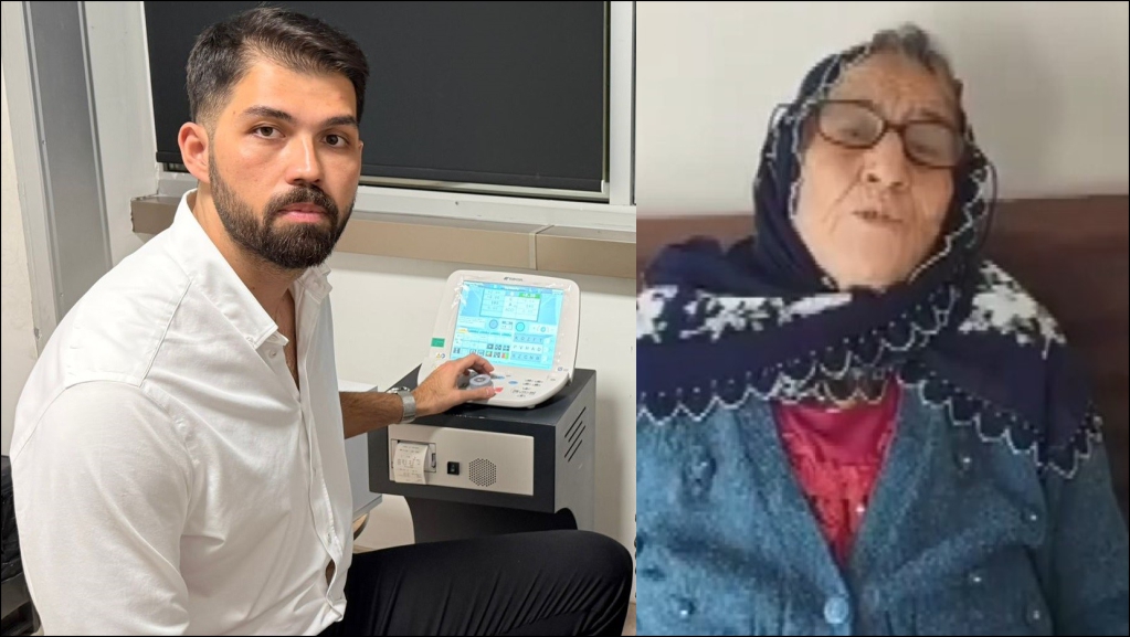 Fatma ninenin 50 yıldır görmeyen sağ gözü ameliyat ile görmeye başladı
