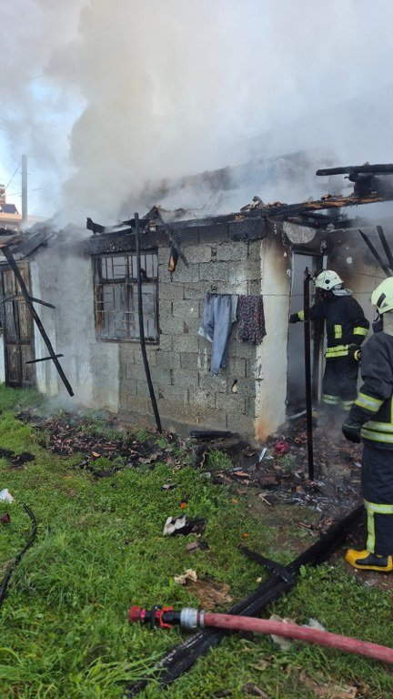 Fethiye’de ev yangını: 1 yaralı