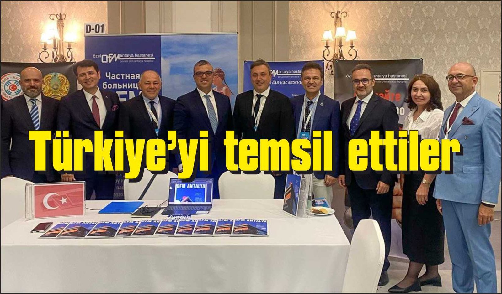 OFM Antalya Hastanesi, Kazakistan’daki sağlık fuarında Türkiye’yi temsil etti