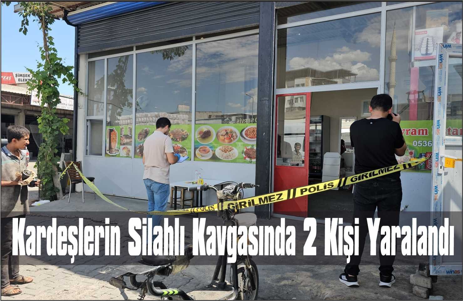 Kardeşlerin Silahlı Kavgasında 2 Kişi Yaralandı