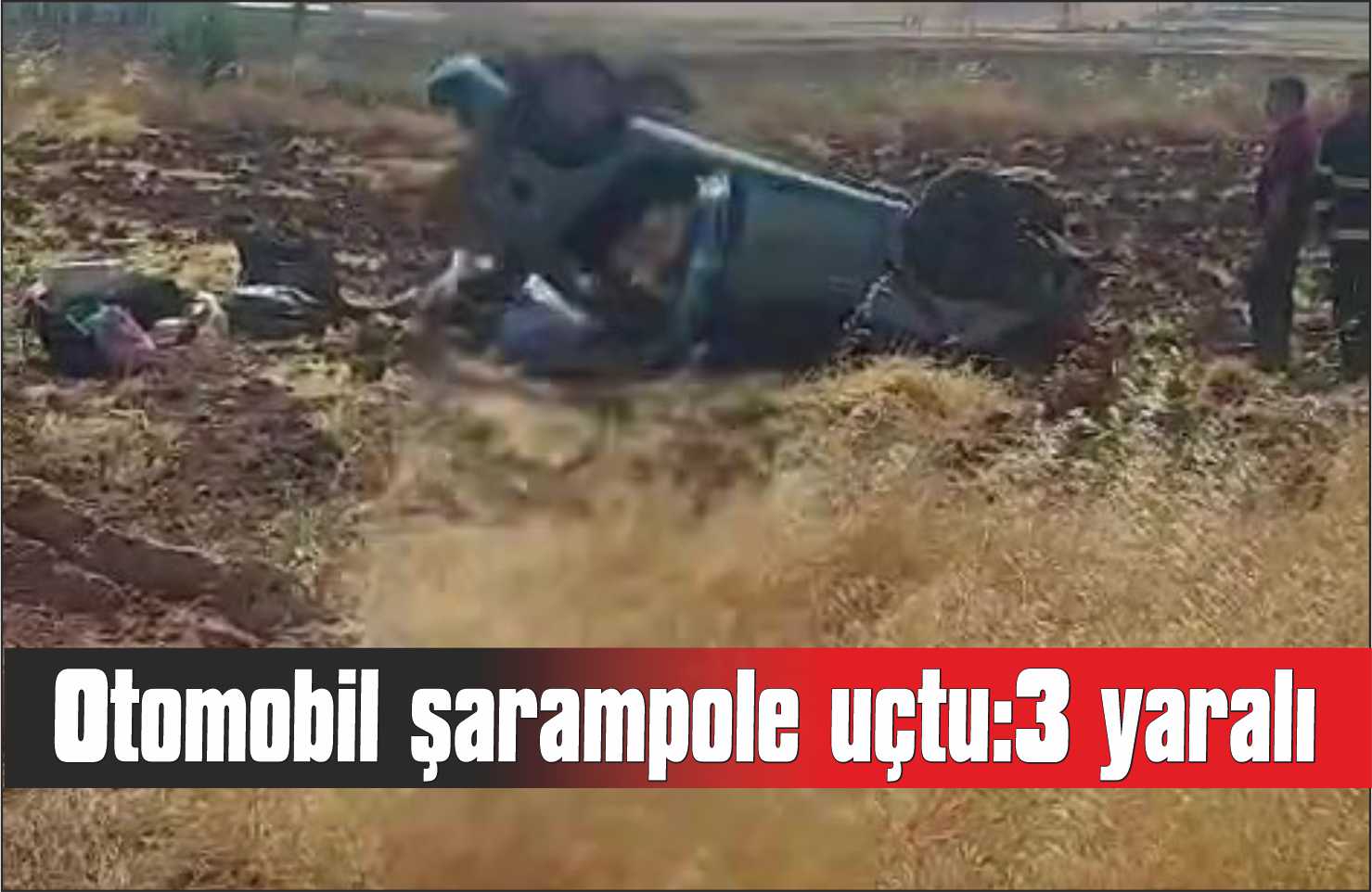 Otomobil şarampole uçtu: 3 yaralı