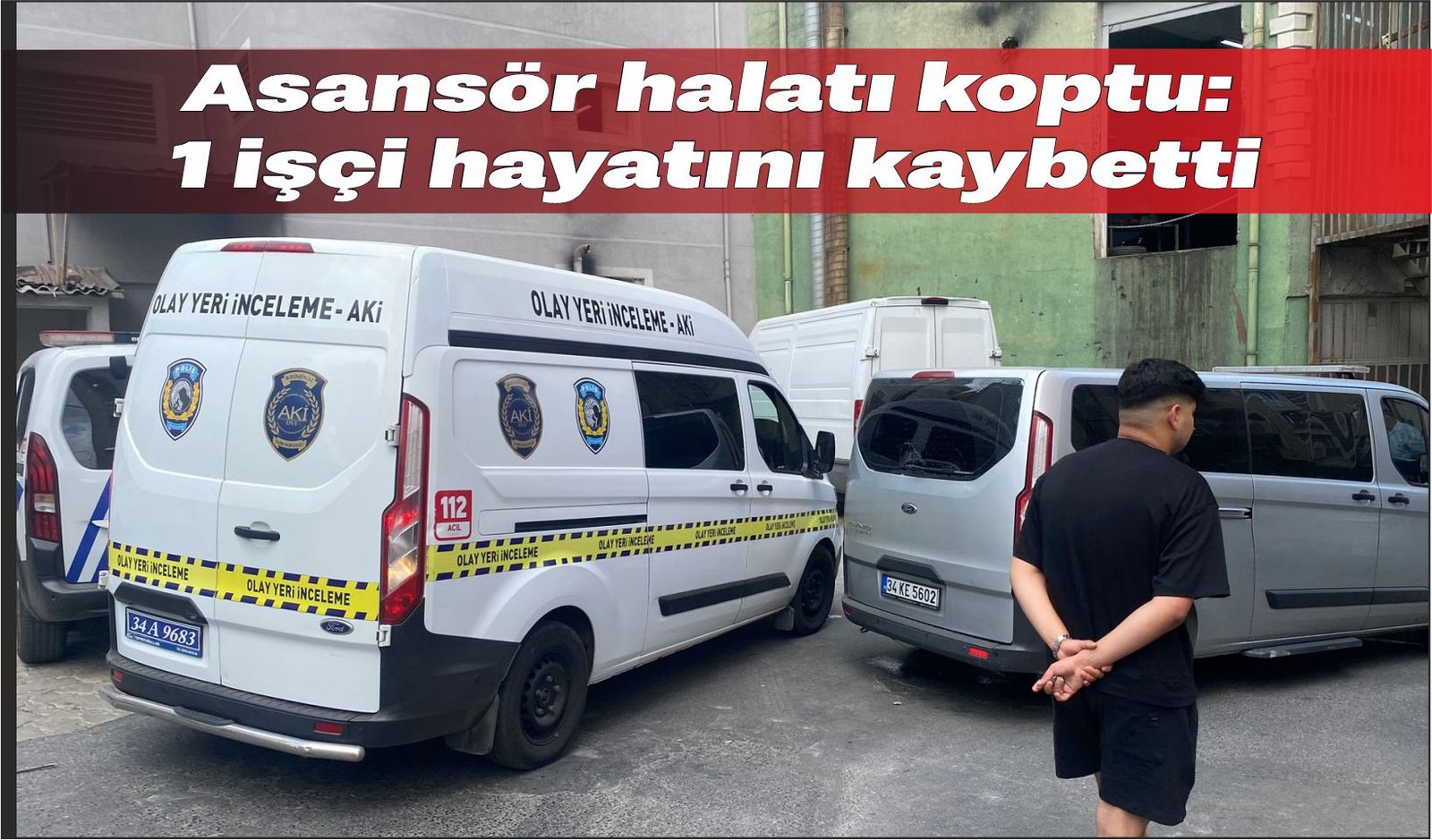 Asansör halatı koptu: 1 işçi hayatını kaybetti