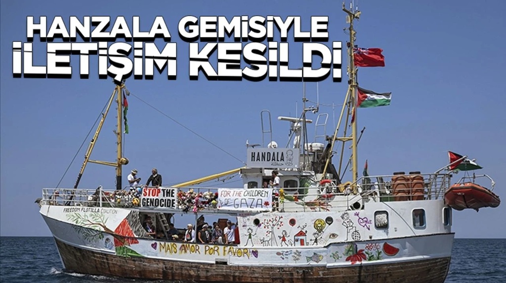 Hanzala gemisiyle iletişim kesildi