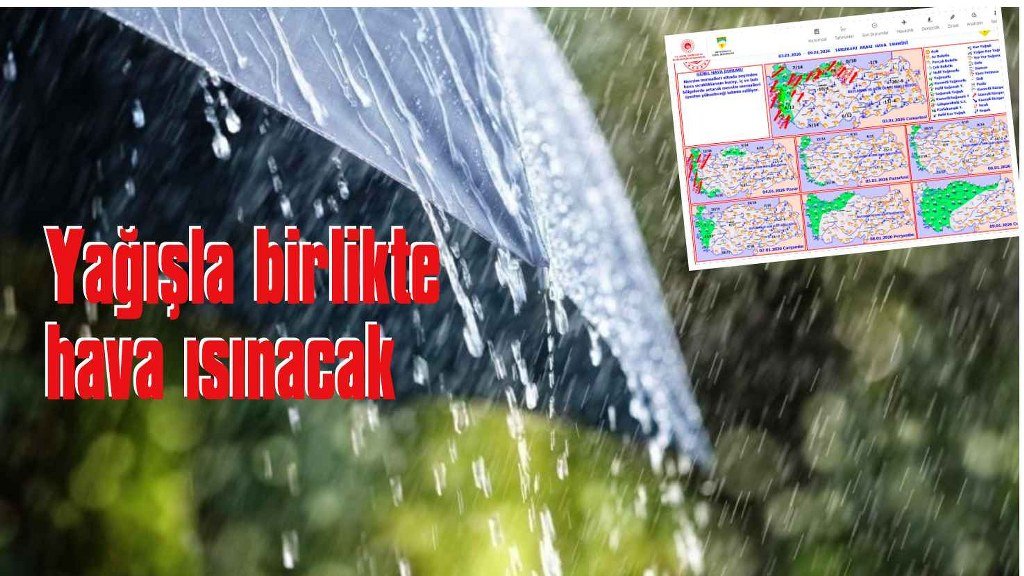 Kar yerini yağmura bıraktı, sıcaklık yükseliyor