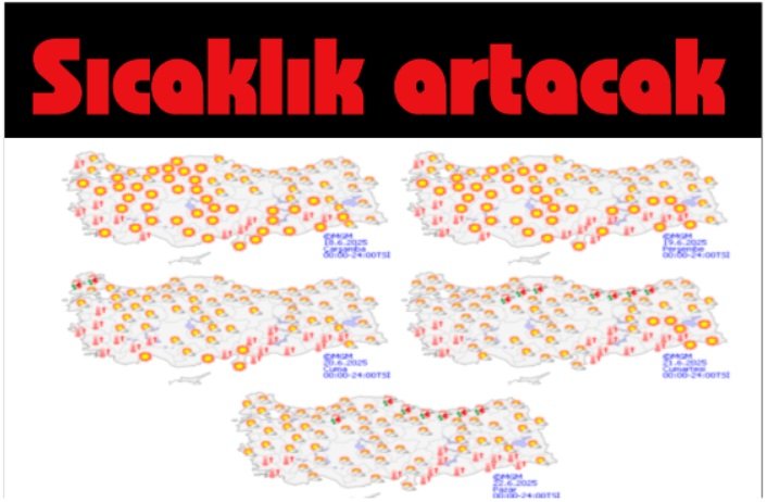 Sıcaklık artacak, rüzgar nemi düşürecek, serinletecek