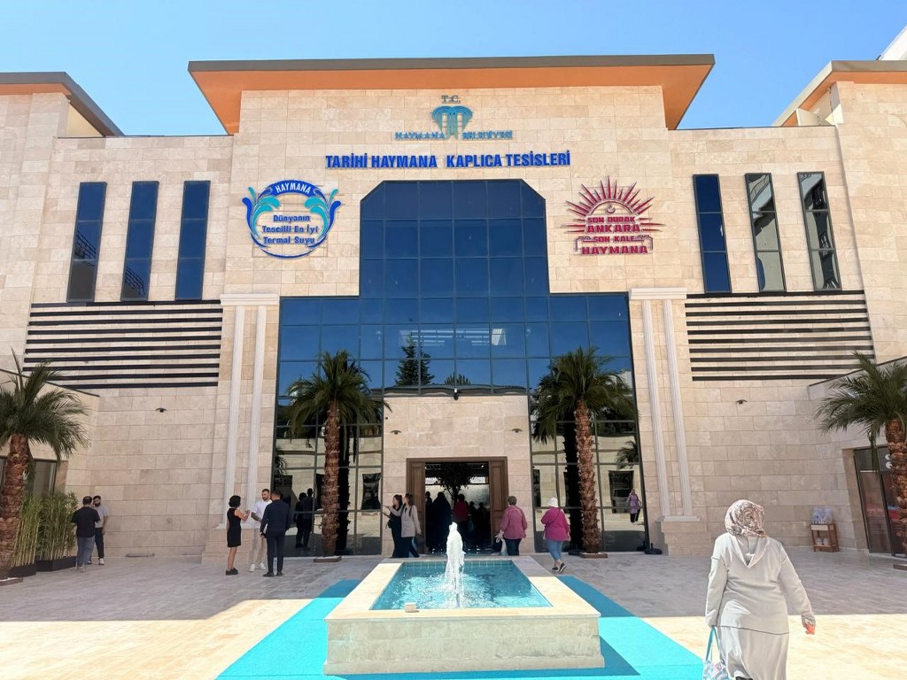  Haymana'nın yeni termal tesisine yoğun ilgi