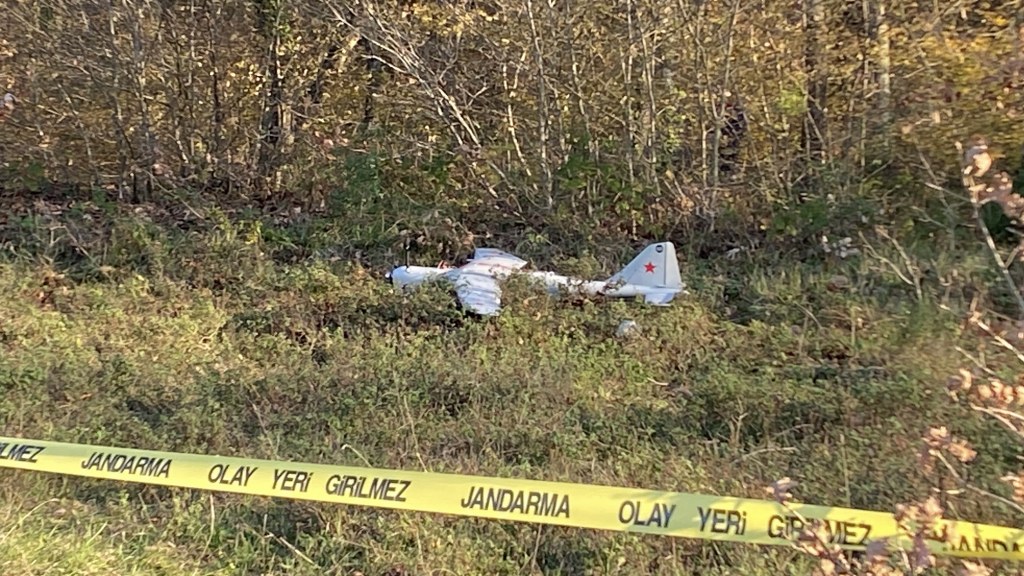 İzmit'e İHA düştü