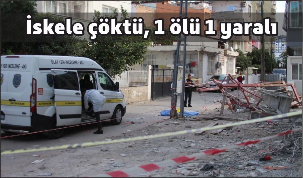 İskele çöktü! 1 ölü, 1 ağır yaralı