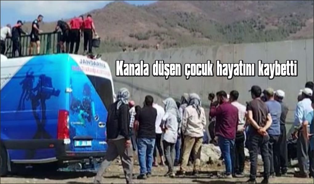 Ailesi hasat yaparken sulama kanalına düşen 8 yaşındaki çocuk boğuldu