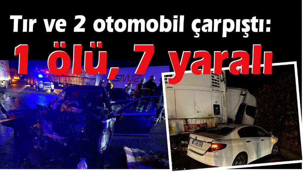 Burdur'daki feci kazada 1 kişi öldü, 7 kişi yaralandı