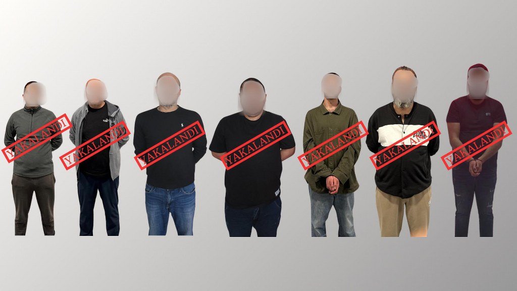 Kırmızı bültenle aranan 7 şahıs yakalandı