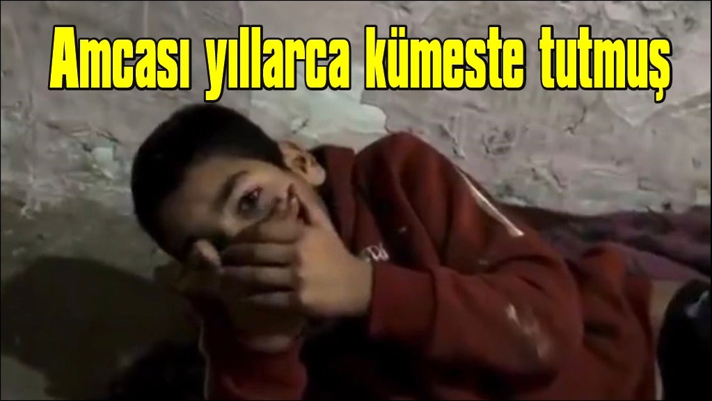 Engelli çocuk yıllarca amcası tarafından güvercin kümesinde tutuldu