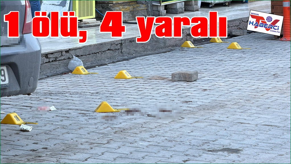 Silahlı kavga: 1 ölü, 4 yaralı