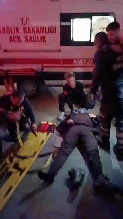  Motosikletiyle kaçarken çarptığı bekçiyi yaraladı