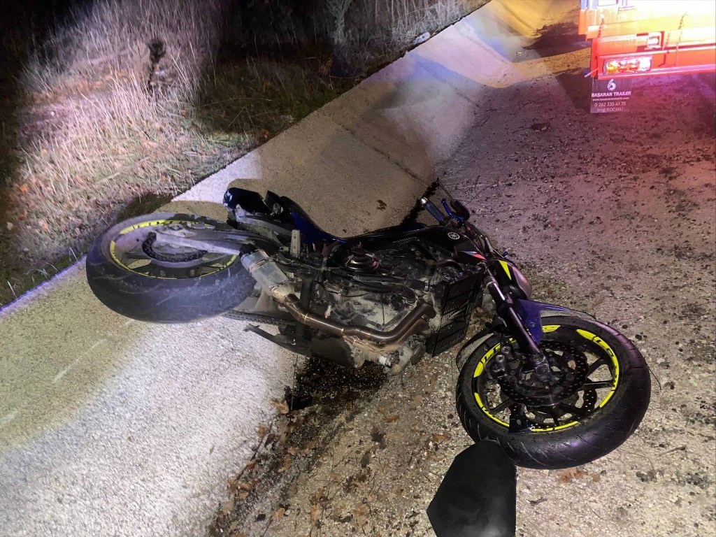 Motosiklet kazası: 1 yaralı