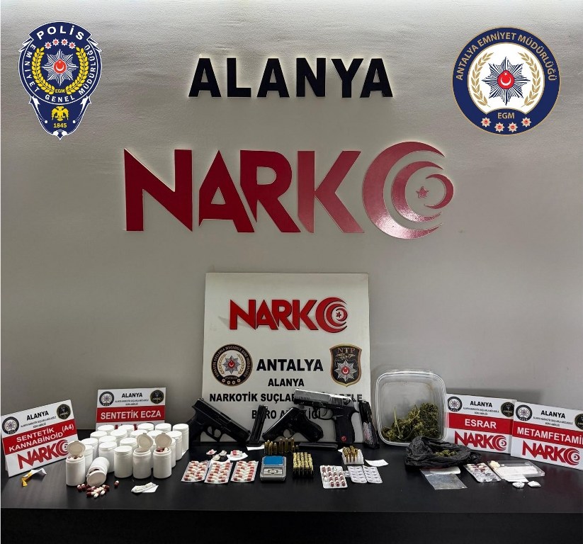 Narkotikten 50 ekiple 45 adrese uyuşturucu operasyonu