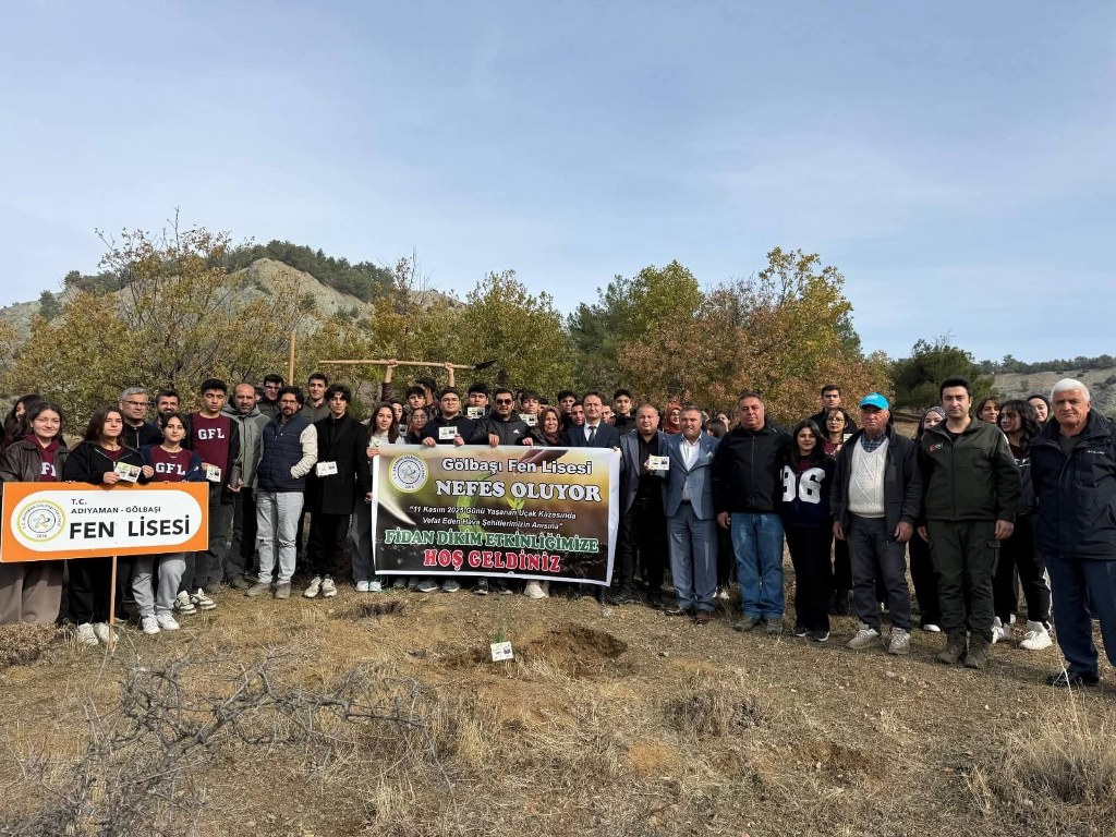 Uçak kazasında şehit olanların isimleri hatıra ormanında yaşayacak.