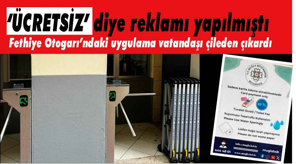 “Paran var ama kartın yoksa tuvalet de yok!”