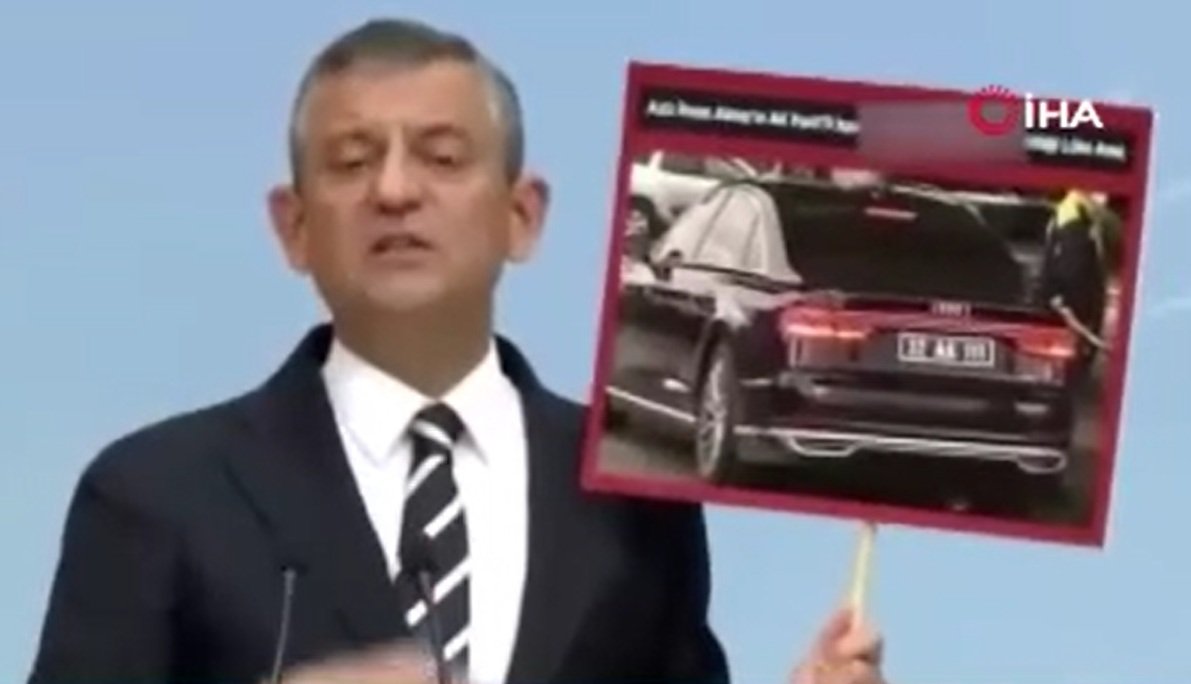 Suç örgütü elebaşı Aktaş makam aracını, CHP Genel Başkanı Özel'e tahsis etti