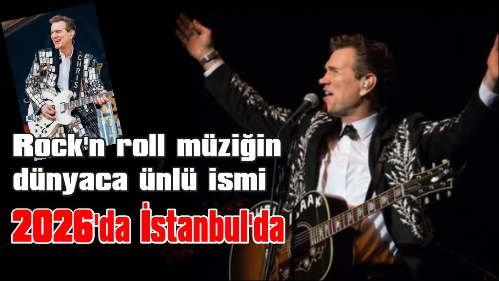 Chris Isaak 2026'da İstanbul'da sahne alacak