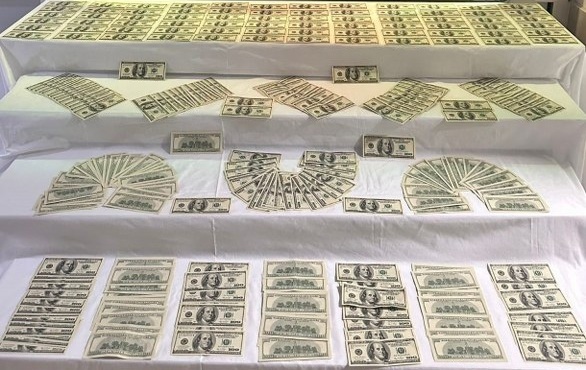Denizli'de 35 bin 100 dolar değerinde sahte banknot ele geçirildi