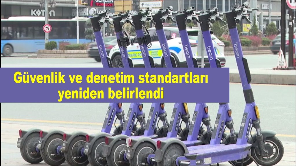 Elektrikli skuter düzenlemesi Resmi Gazete'de