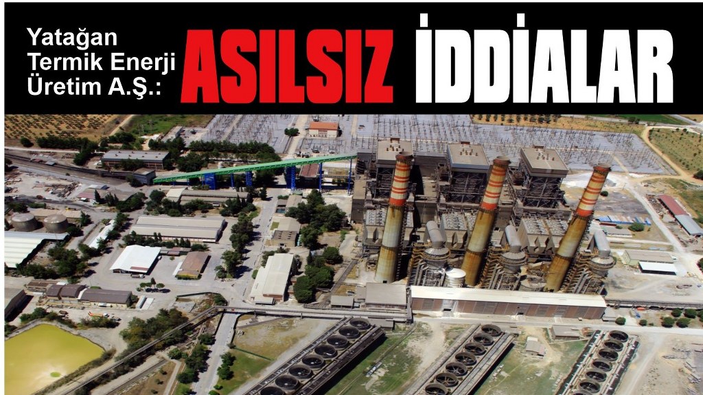 Yatağan Termik Enerji Üretim A.Ş.’den açıklama