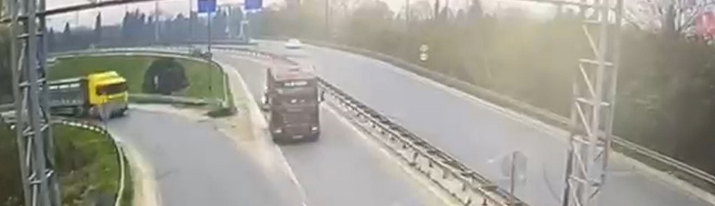 Camiden elektronik eşya, istasyondan tır çalan şüpheli TEM'de yakalandı