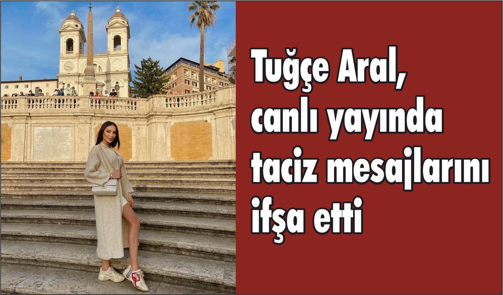 Tuğçe Aral, canlı yayında taciz mesajlarını ifşa etti