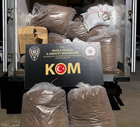 Muğla’da 2 milyon 338 bin adet makaron ele geçirildi