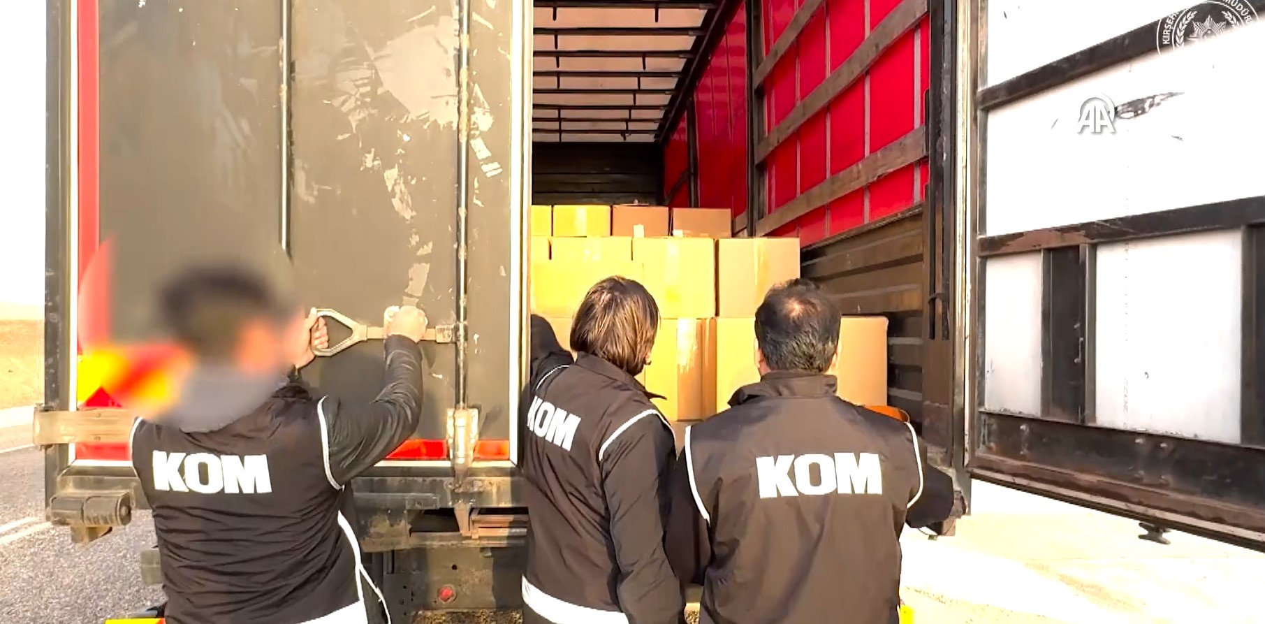 3,5 ton kaçak tütün ele geçirildi