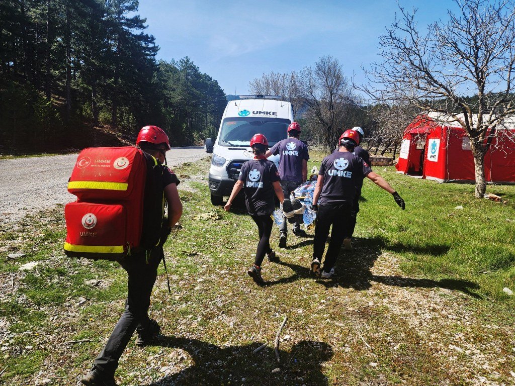 UMKE ekiplerinden nefes kesen tatbikat