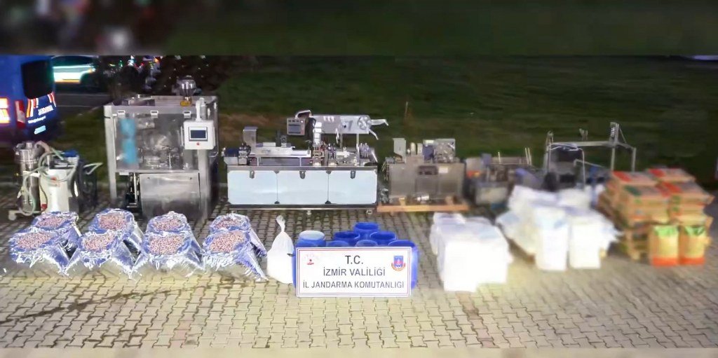 5,5 milyon adet uyuşturucu hap üretilebilecek uyuşturucu maddesi yakalandı