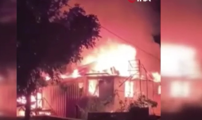 Nene ve torun yangında hayatını kaybetti