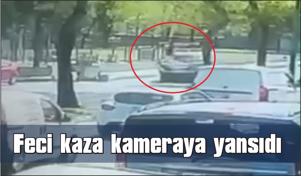 Ticari aracın çarptığı adam öldü: Kaza anı kamerada