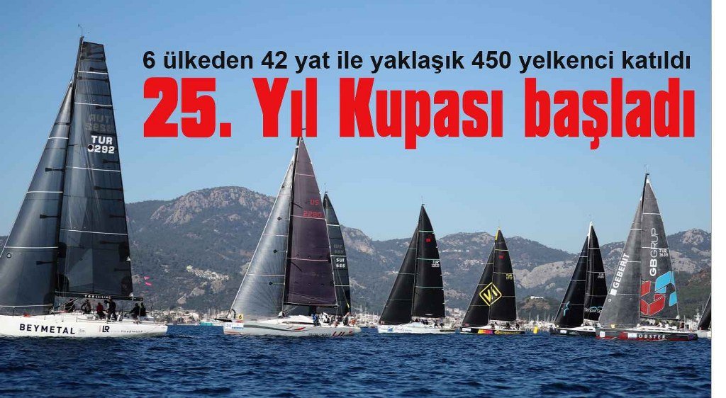 Organizasyona 6 ülkeden 42 yat ile yaklaşık 450 yelkenci katıldı