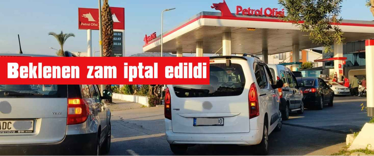 Motorine beklenen zam iptal edildi
