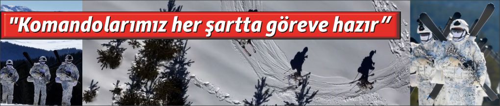 MSB komandoların Sarıkamış'ta dondurucu soğuktaki tatbikatını paylaştı