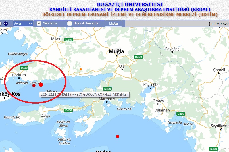 Art arda 2 deprem meydana geldi