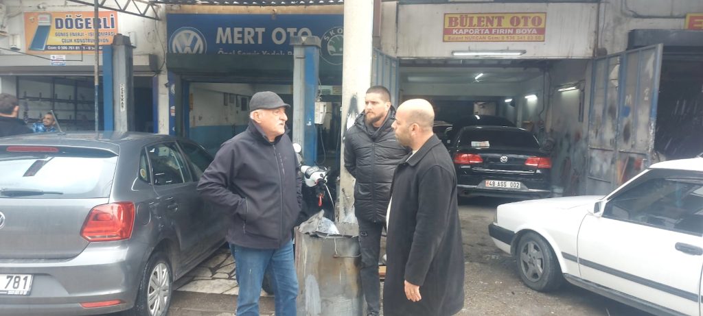 Başkan Tekin, sanayi esnafını ziyaret etti