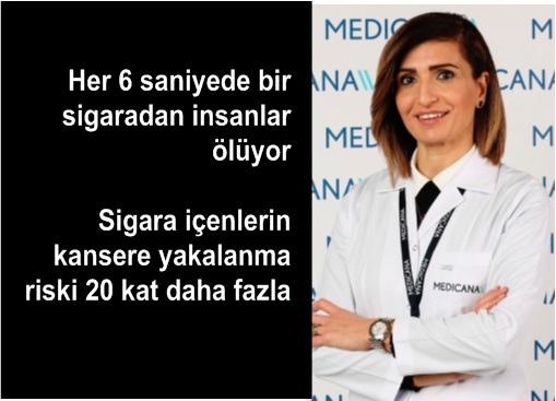 Dr. Burgazlıoğlu, Sigara, ölümcül ve kronik hastalıkların başı