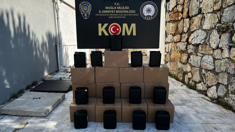 380 Litre Etil Alkol ele geçirildi