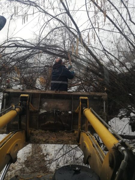 Bir köy yolu ulaşıma kapandı