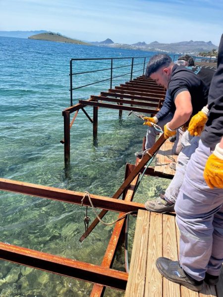 Kaçak iskelelerle mücadele devam ediyor