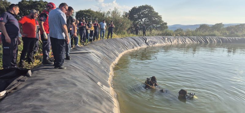 Susurluk’ta sulama göletinde erkek cesedi bulundu